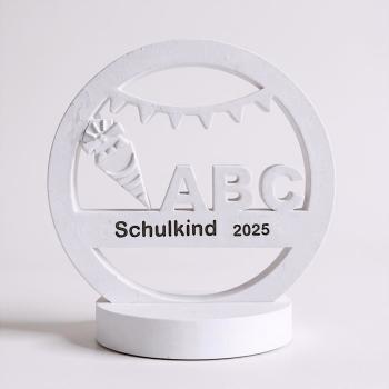 Artikelbild Einschulung Schulkind 2025 1 Klasse Raysin Loop Ring ABC Schultüte-Photoroom (14).png  Löschen Alternativtext Einschulung Schulkind 2025 1 Klasse personalisiert Geschenkset Loop inkl. Ständer aus Raysin - Artikel-Nr. 1100050 Als Artikelbild nu